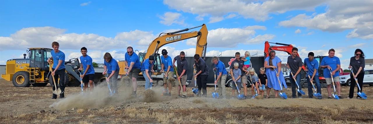 Bailey’s groundbreaking ceremony for its new Fargo auto body facility